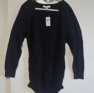 Women's Black Long Sleeve Top